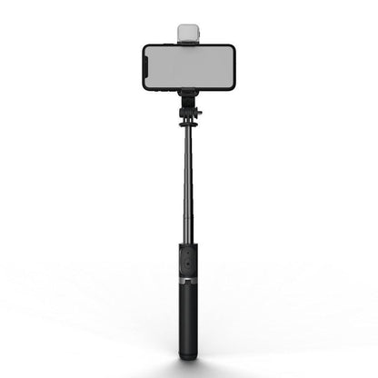 Q02S Remote Control Bluetooth Selfie Stick All-In-One Tripod Selfie Live Broadcast Fill Light Mobile Phone Bracket Selfie Stick